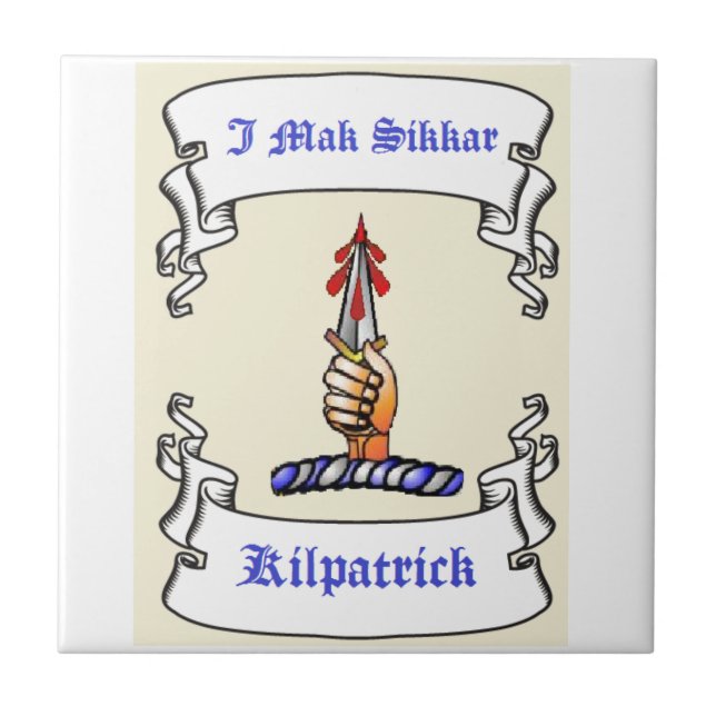 Kilpatrick Dolchi Mak Sikkar Fliese (Vorderseite)