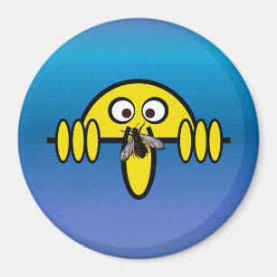 Kilroy Fliege auf Nase Magnet