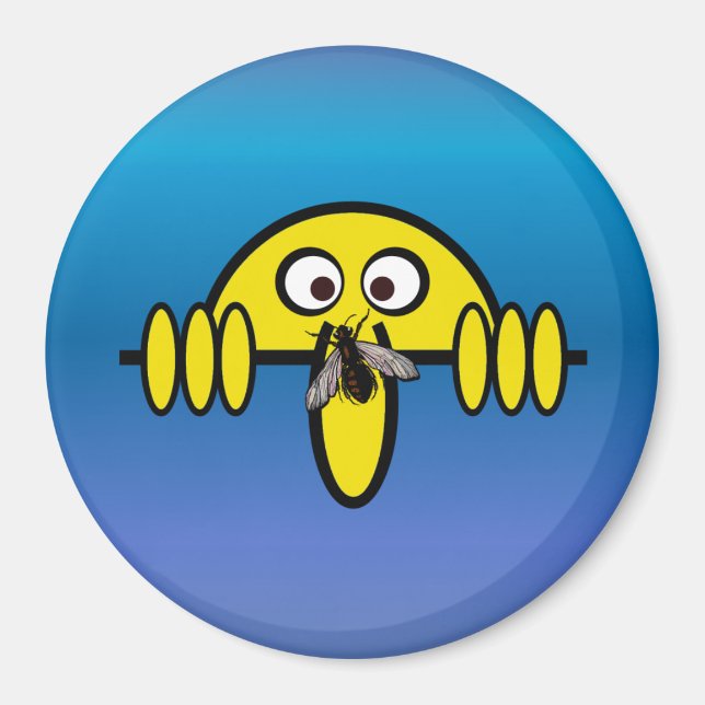 Kilroy Fly on Nose Magnet (Vorne)