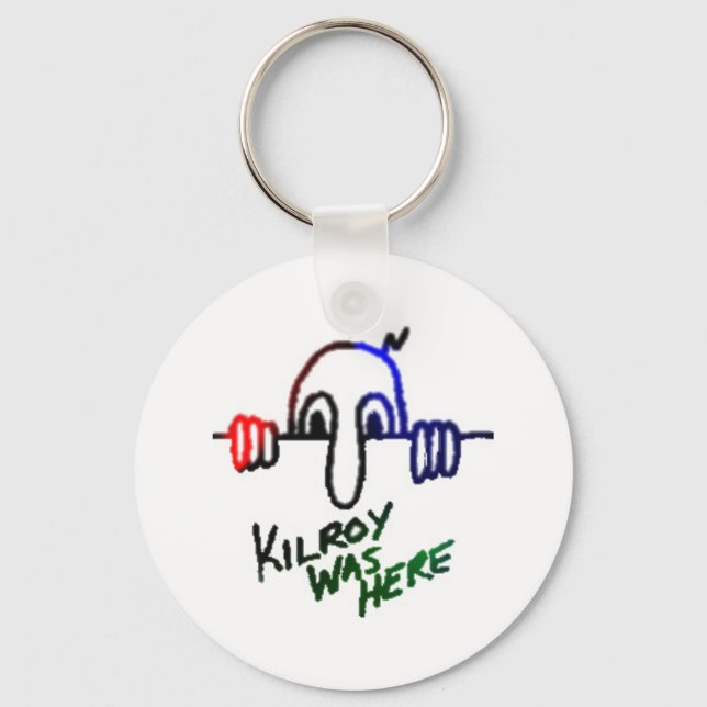 Kilroy war hier! schlüsselanhänger (Vorderseite)