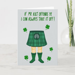 Kilt beleidigt dich? Zieh ihn aus Karte