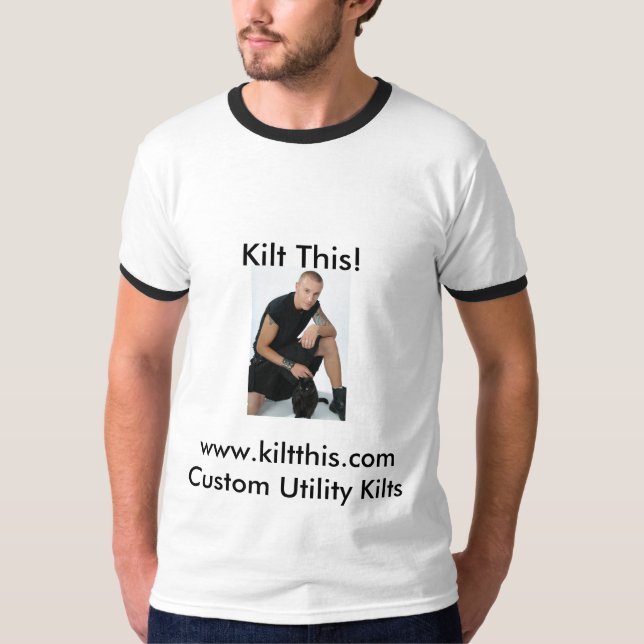 Kilts durch Kilt dieses der schwarze T-Shirt (Vorderseite)