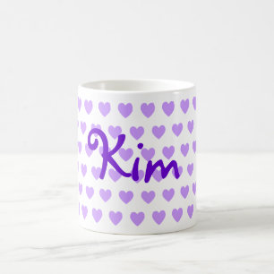 Kim in Lila Kaffeetasse