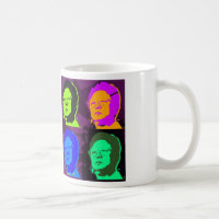 Kim Jong-il auf einer Tasse