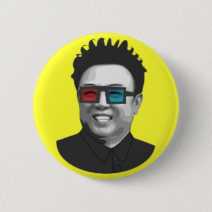 Kim Jong-il - Nordkorea Button