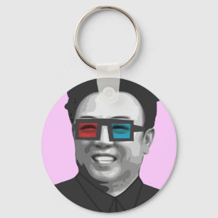 Kim Jong-il - Nordkorea Schlüsselanhänger