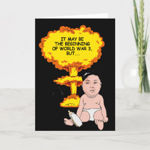 Kim Jong Un Birthday Card Karte