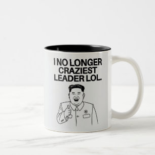Kim Jong Un ist nicht mehr der verrückteste Führer Zweifarbige Tasse