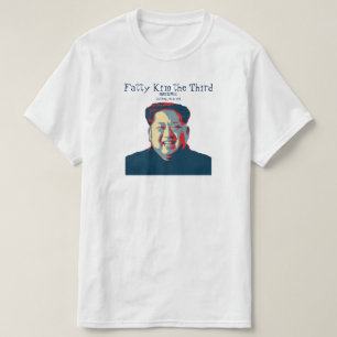 Kim Jong-UNO fetthaltiges Kim das dritte 脂肪金第三 T-Shirt
