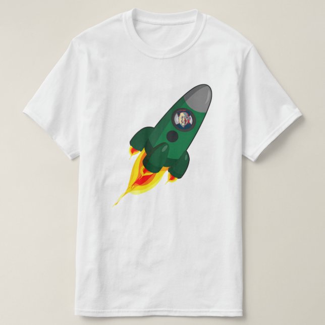 Kim Jong-UNO Rocketman T-Shirt (Design vorne)