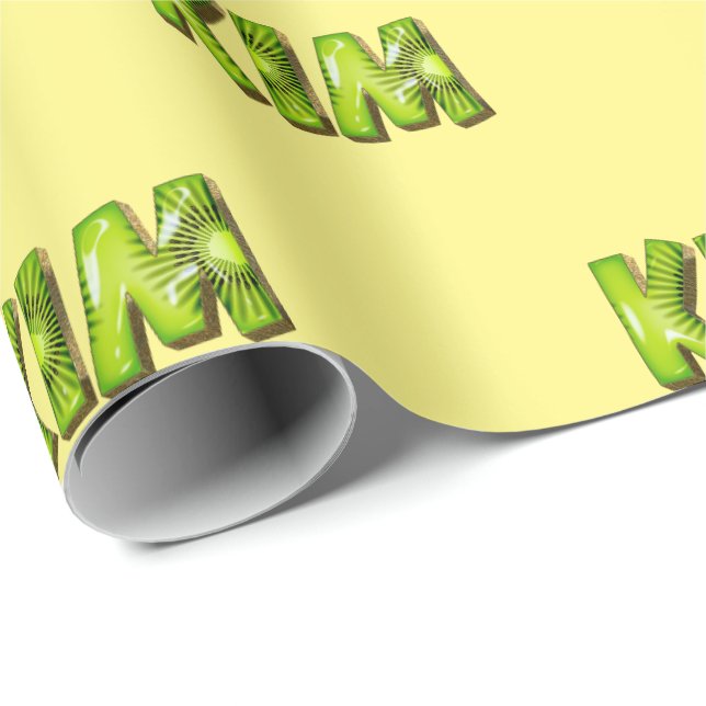 Kim Kiwi Fruit Geschenk papier Geschenkpapier (Rolleneckpunkt)