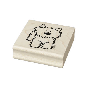 ©️Kim Niles KiniArt Westie-Stempel Gummistempel