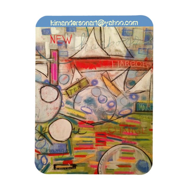 KimAndersonArt-Magnet Magnet (Vertikal)