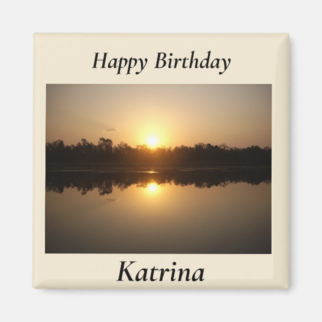 Kimberley Sunset Magnet (Vorne)