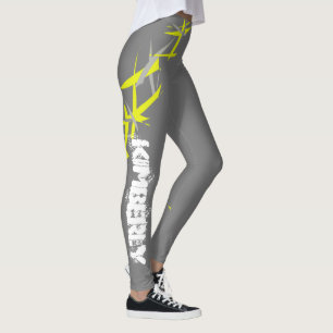 Kimberly Fügen Sie Ihren Namen Abstrakt Art Leggin Leggings