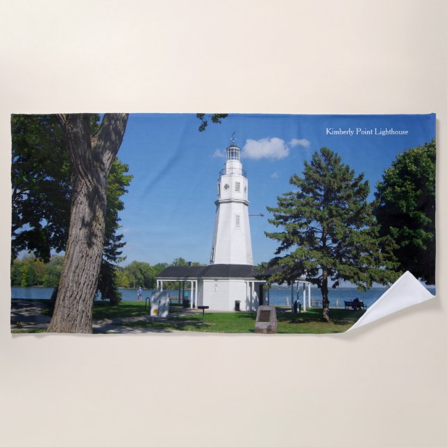 Kimberly Point Lighthouse Strandtuch (Vorderseite)