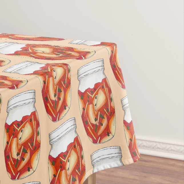 Kimchi Fermented Cabbage Koreanische Küche Tischdecke (Beispiel)