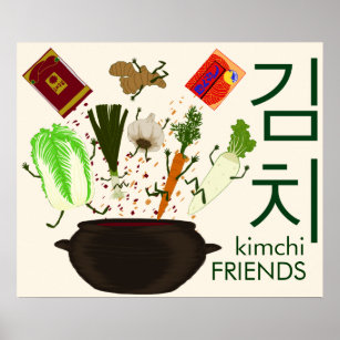 Kimchi Friends Poster