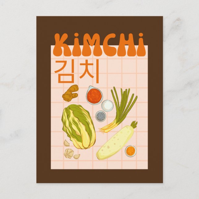 Kimchi Holiday Postkarte (Vorderseite)