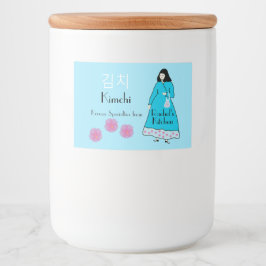 Kimchi Jar Lebensmitteletikett
