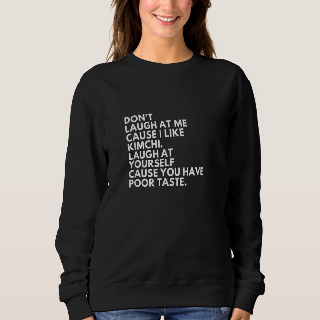 Kimchi  Korean Food Sweatshirt (Vorderseite)