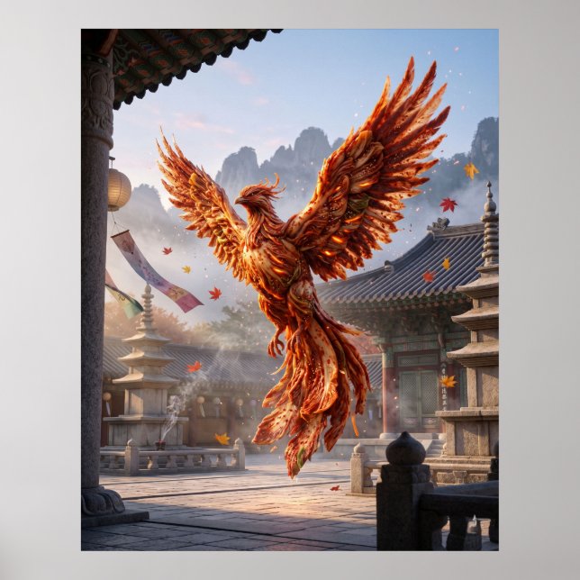 Kimchi Phoenix Rising Poster (Vorne)