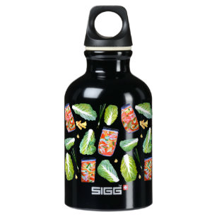 Kimchi Zutaten Geruchliche Fermentation Wasserfarb Aluminiumwasserflasche