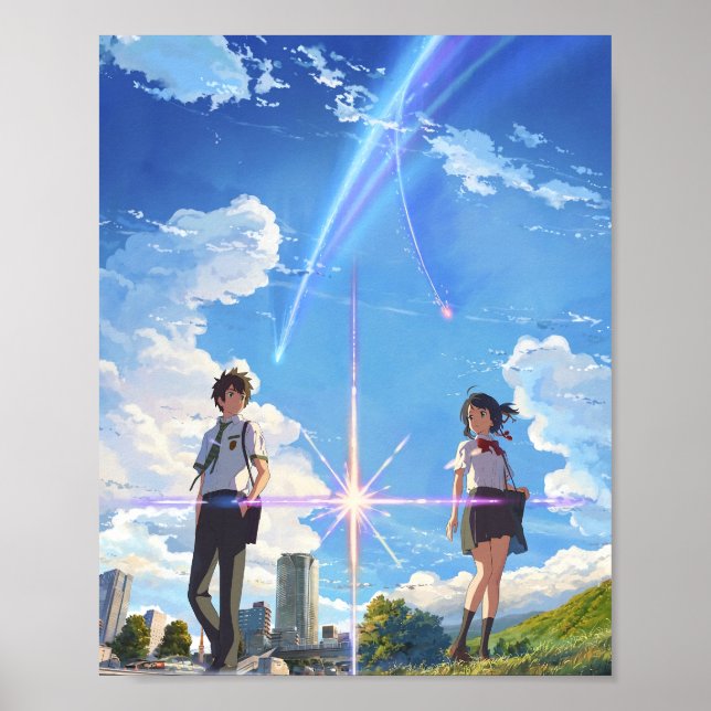 kimi no na wa  your name front textless BEST RES  Poster (Vorne)