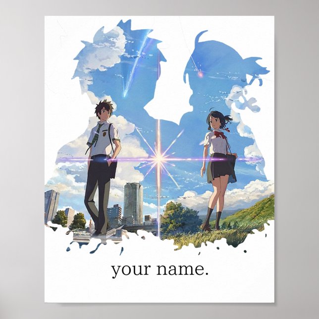 Kimi no na wa your name poster (Vorne)