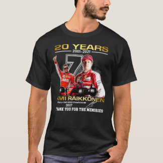 Kimi-Raikkonen 20 Jahre 2001-2021 Klassischer T -  T-Shirt