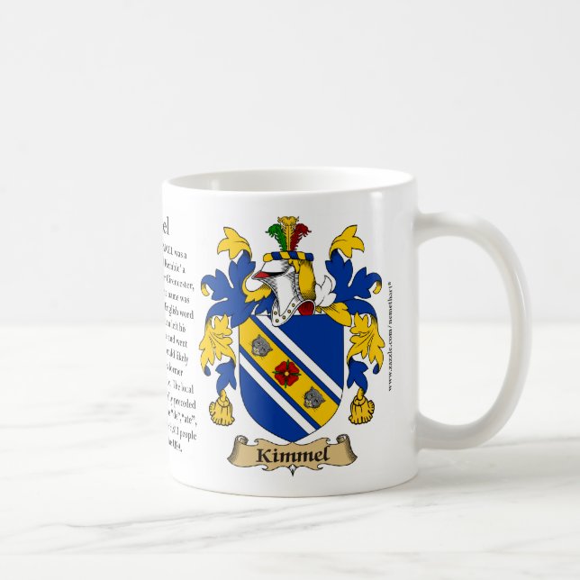 Kimmel, der Ursprung, die Bedeutung und das Wappen Kaffeetasse (Rechts)