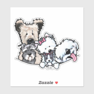 Kimmie Süssen Hund Lover Vinyl Sticker