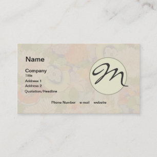 Kimono Blume Rosa Blumenmuster Visitenkarte