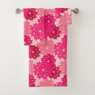 Kimono floral moderne Impression, Coral rose