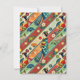 Kimono Postkarte