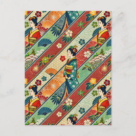 Kimono Postkarte