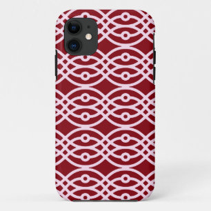 Kimono Print, Bordeaux und Rosa Case-Mate iPhone Hülle