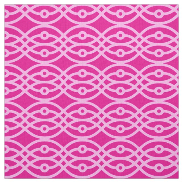 Kimono Print, Magenta und Rosa Stoff (Muster)