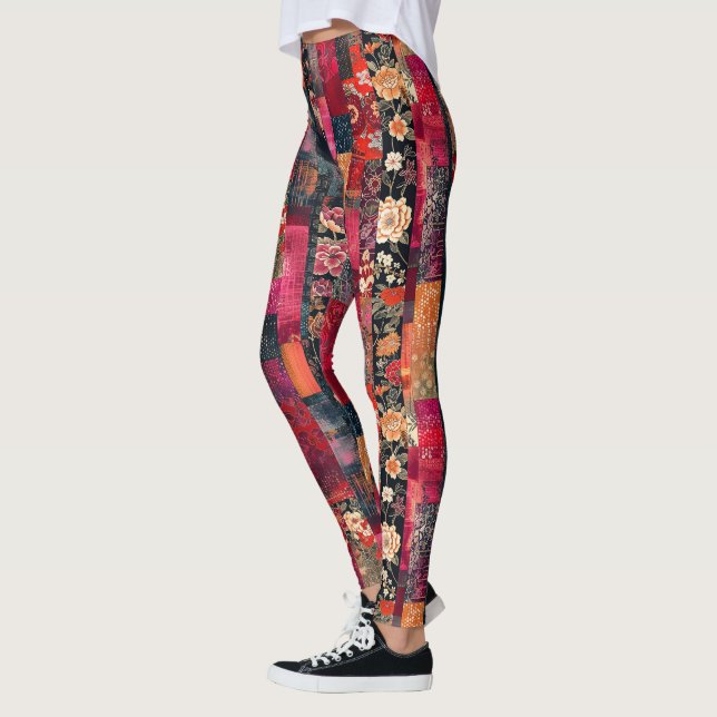 Kimono Splice Leggings (Links)