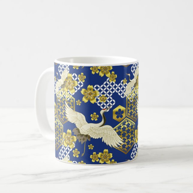 Kimono-Tasse Kaffeetasse (Vorderseite Links)