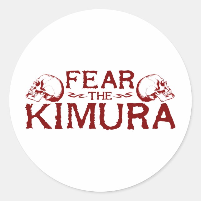 Kimura Runder Aufkleber (Vorderseite)