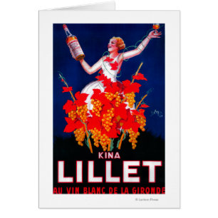 Kina Lillet Poster Vintage Europe