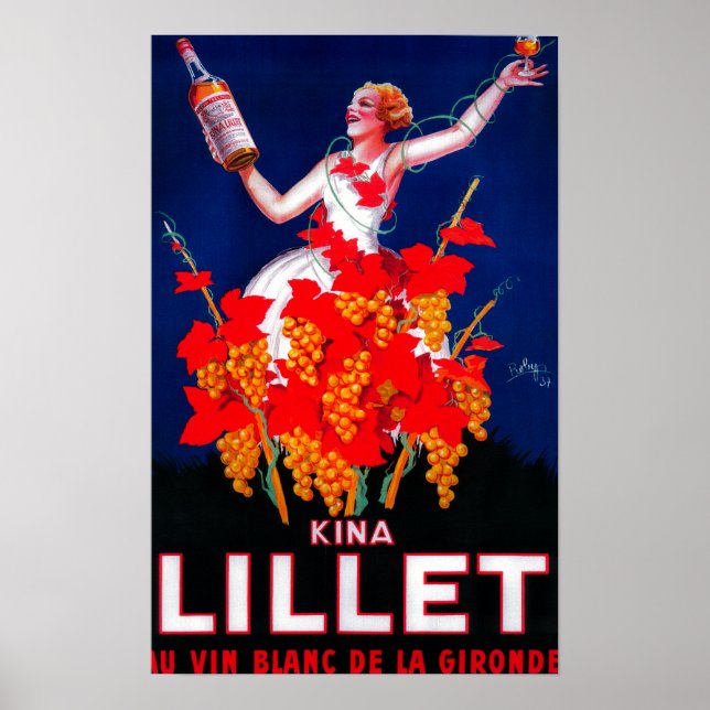Kina Lillet Vintag PosterEurope Poster (Vorne)