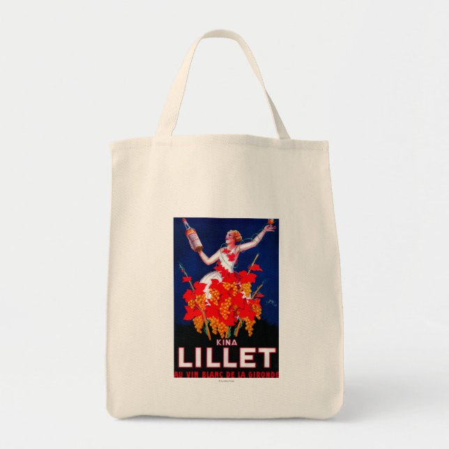 Kina Lillet Vintag PosterEurope Tragetasche (Vorne)