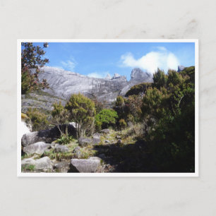 Kinabalu-Hochansicht Postkarte