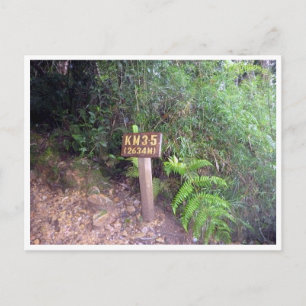 kinabalu km 3,5 postkarte