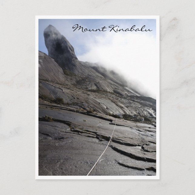 Kinabalu Seilwolken Postkarte (Vorderseite)