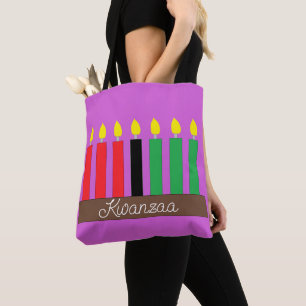 Kinara für Kwanzaa: Lavender Tasche