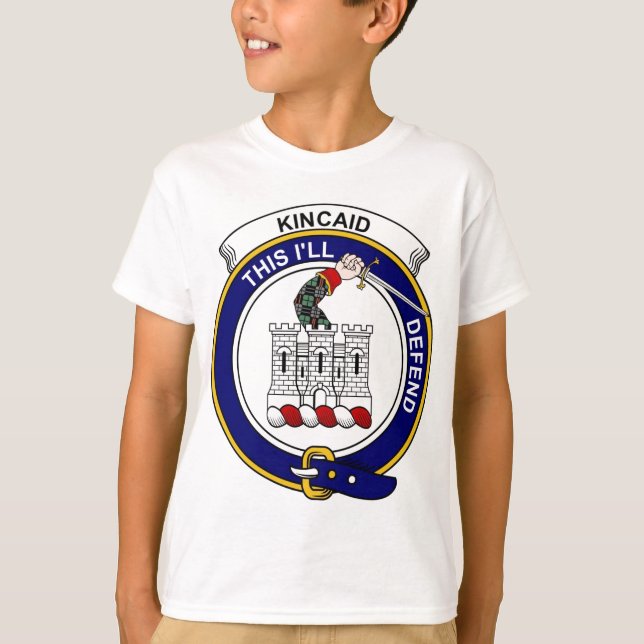 Kincaid Clan-Abzeichen T-Shirt (Vorderseite)