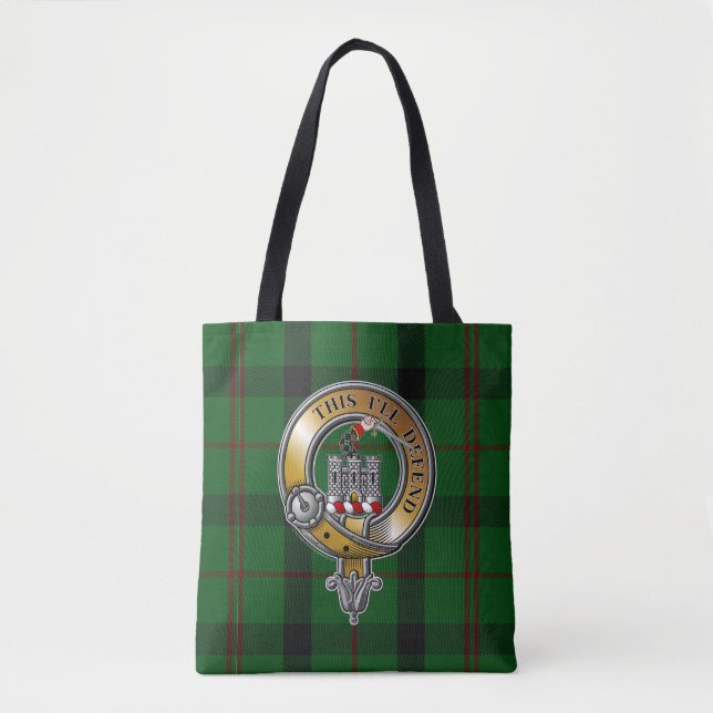 Kincaid Tartan & Abzeichen Tasche (Vorderseite)